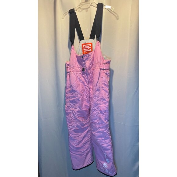 Arctiva Youth Aurora Snow/Snowmobile Bibs Size 18 Pink Adjustable snowpants girl - Picture 1 of 9